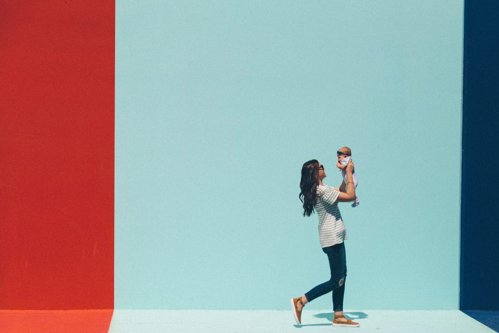 Woman Holding Baby