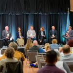 A panel of elected leaders and government officials discuss partnerships during The Black Hills Nonprofit Leadership Summit